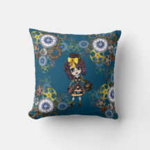Cute Steampunk Girl Pinky Kawaii Chibi par LeahG