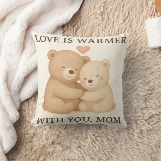 Coussin Cute Valentine’s Day Bear Pillow for Mom – Gift