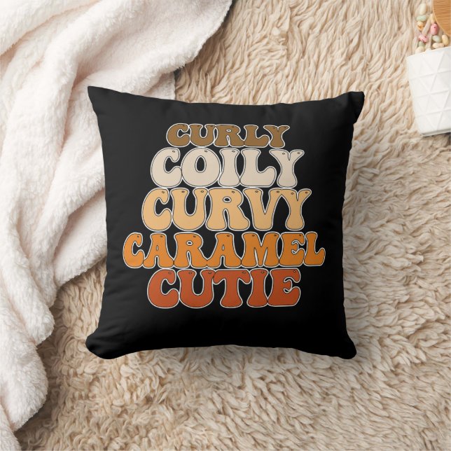 Coussin Cutie Caramel Curly Curly (Couverture)