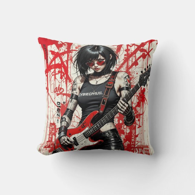 Coussin CyberBasse Rébellion Lancer Pillow (Recto)