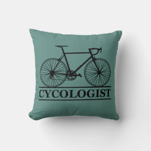 Coussin Cycologiste drôle dire vélo