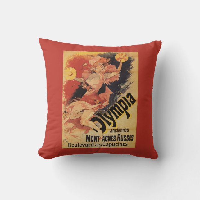Coussin Cymbales se brisantes de fille de boîte de nuit (Recto)