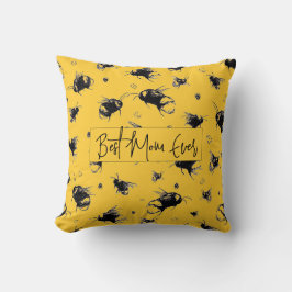 Coussin d'abeille personnalisable | Cadeau d'anniv
