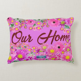 Coussin d'accent 3 (Mélange de fleurs roses)RFPMDe