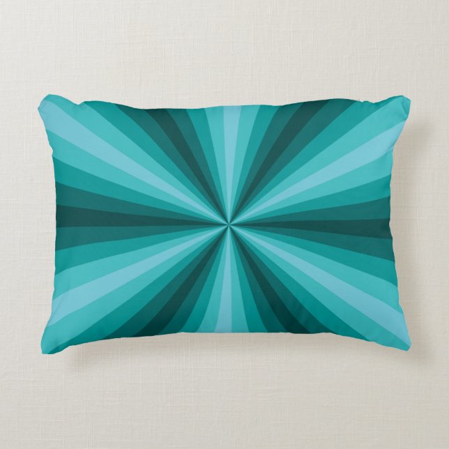 Coussin d'accent Aqua Illusion d'optique (Devant)