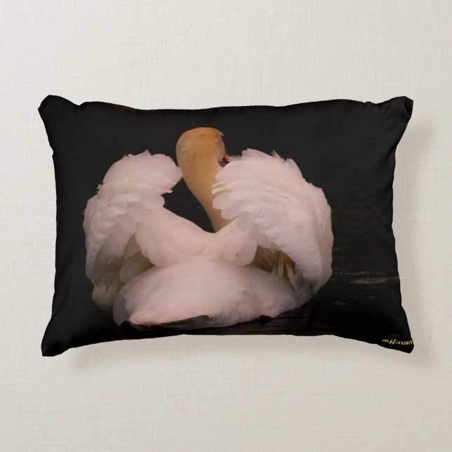 Coussin d'accent de cygne de Maui (Devant)