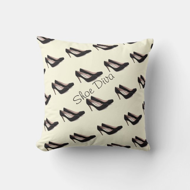 Coussin d'accent de diva de chaussure (Recto)