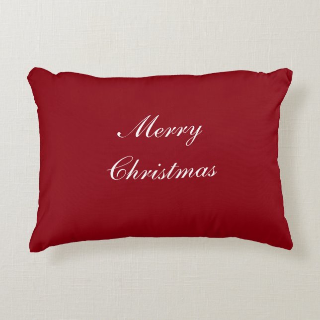 Coussin d'accent de Joyeux Noël (Devant)