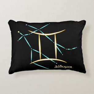 Coussin d'accent de la constellation du zodiaque G