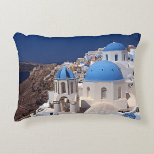 Coussin d'accent de Santorin Grèce