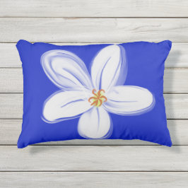 Coussin d'accent orchidée bleu ardoise