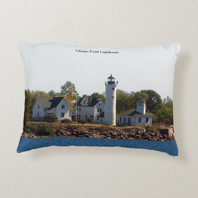 Coussin d'accent Tibbetts Point Lighthouse (Dos)