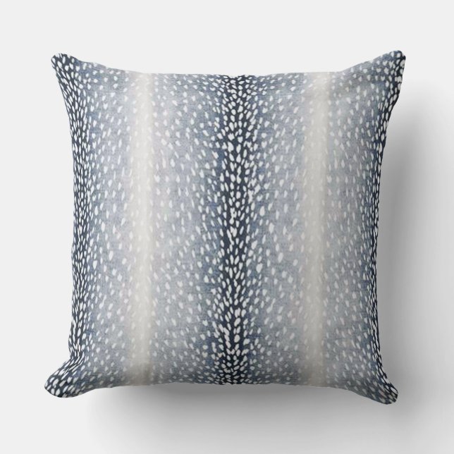 Coussin d'accentd'ortie bleu marine (Recto)