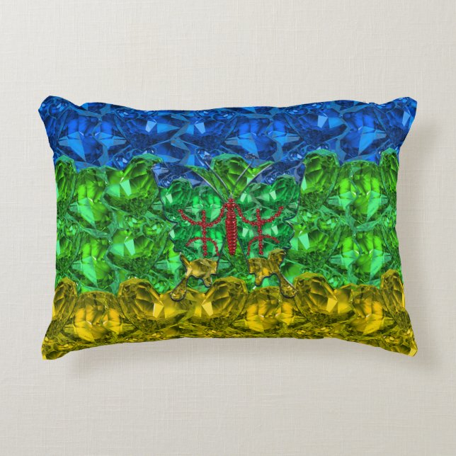 Coussin d'accents Amazigh (Devant)