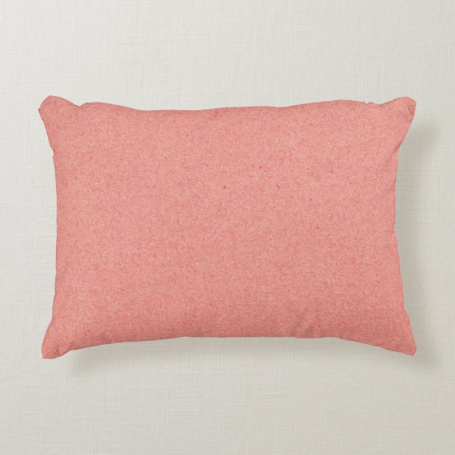 Coussin d'accents de corail (Devant)