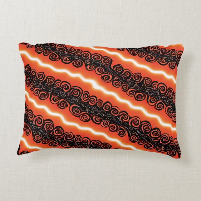 Coussin d'accents de nuit et de lame (Dos)