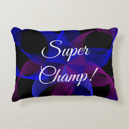 Coussin d'accents géométrique Super Champ