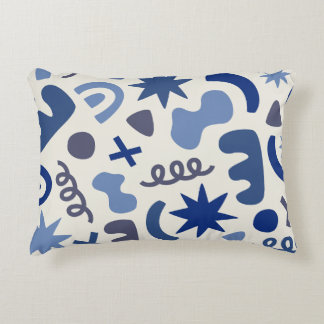 Coussin d'accents géométriques - Design abstrait b