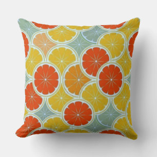 Coussin d'accents Motif orange décoratif
