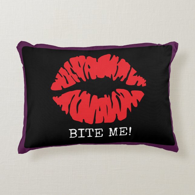 Coussin d'accentuation Bite Me (Devant)