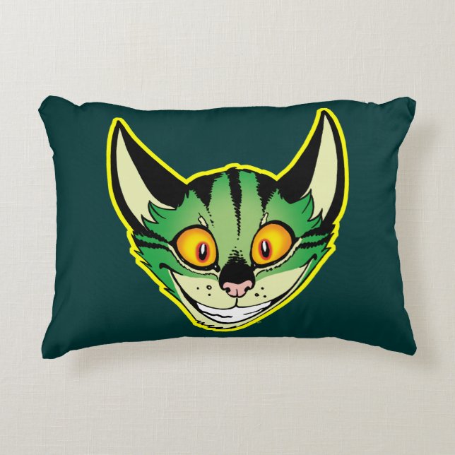 Coussin d'accentuation de chats fluorescents (Devant)