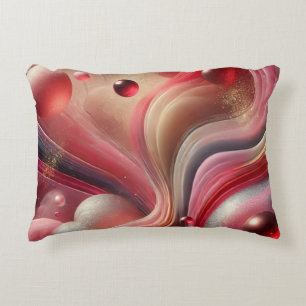 Coussin d'accentuation de conception abstraite ros