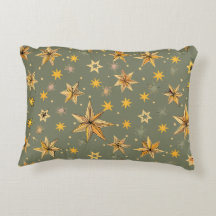 Coussin d'accentuation de conception vintage Star