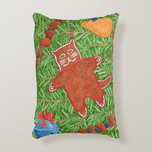 Coussin d'accentuation de la KITTY GINGERBREAD (Devant(Vertical))