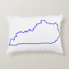 Coussin d'accentuation de l'état bleu du Kentucky