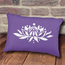 Coussin d'accentuation de Lotus Flamable personnal