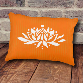Coussin d'accentuation de Lotus Flamable personnal