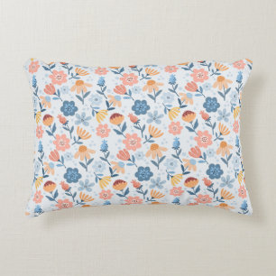 Coussin d'accentuation de motif floral