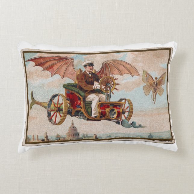Coussin d'accentuation de voiture à vapeur volante (Devant)