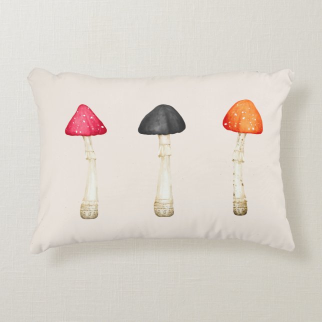 Coussin d'accentuation des champignons d'automne (Devant)