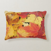 Coussin d'accentuation des feuilles d'automne