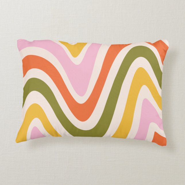 Coussin d'accentuation des les années 70 glissants (Dos)