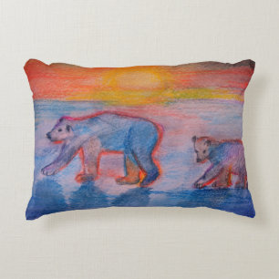 Coussin d'accentuation des ours polaires