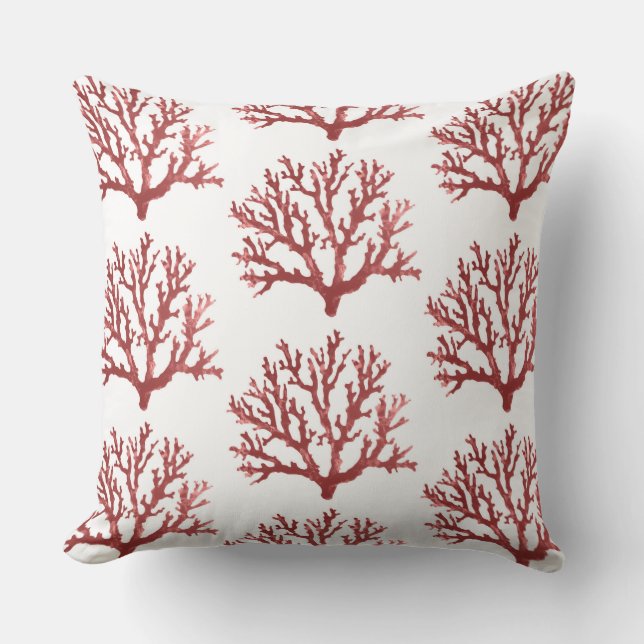 Coussin d'accentuation du corail marin | Oreillers (Recto)