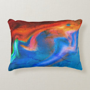 Coussin d'accentuation du coucher de soleil fractu