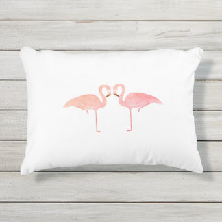 Coussin d'accentuation du Flamant rose extérieur