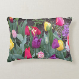 Coussin d'accentuation du jardin Tulip
