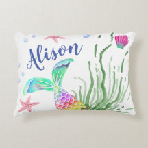 Coussin d'accentuation du nom personnalisé de la s
