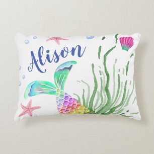 Coussin d'accentuation du nom personnalisé de la s