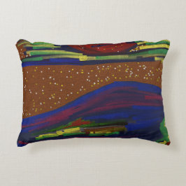 Coussin d'accentuation du paysage coloré