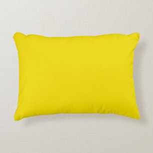 Coussin d'accentuation en polyester 16" x 12", jau