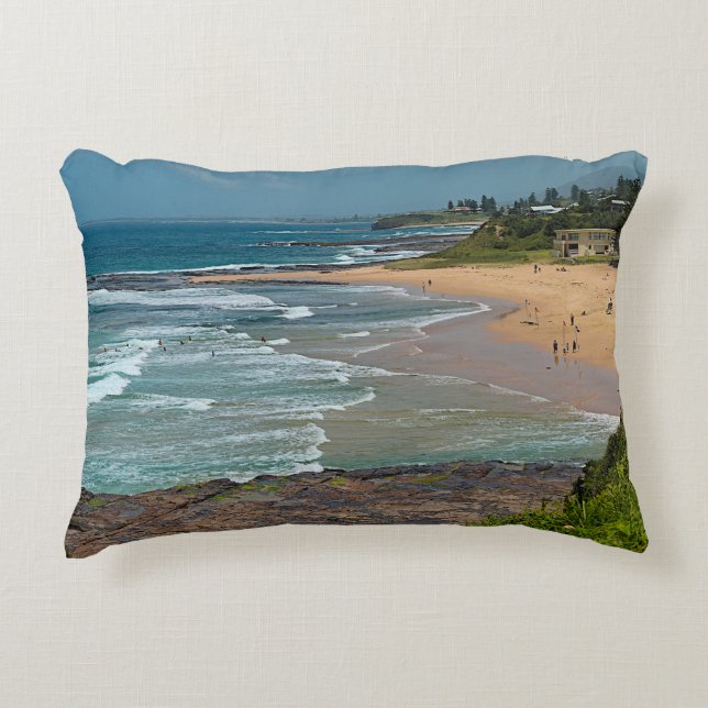 Coussin d'accentuation en polyester brossé personn (Devant)