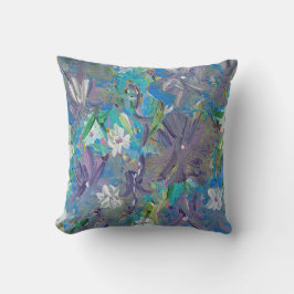 Coussin d'accentuation extérieur à la brume violet