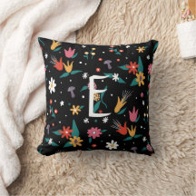 Coussin d'accentuation Fleur sauvage personnalisé
