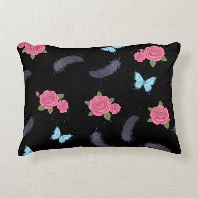 Coussin d'accentuation noire (Devant)