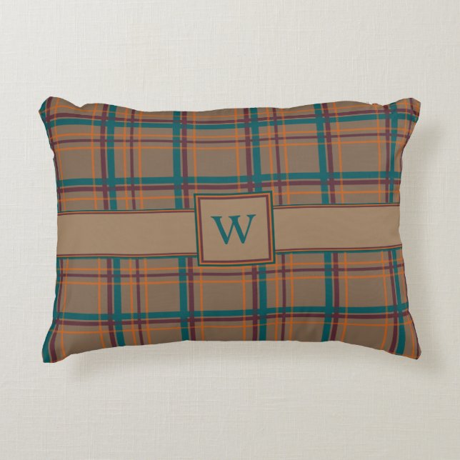Coussin d'accentuation plat automne chic (Devant)